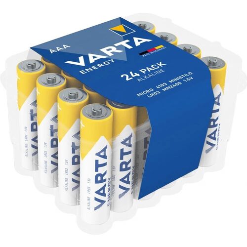 VARTA Energy Αλκαλικές Μπαταρίες AAA 1.5V 24τμχ 1 VARTA Energy Αλκαλικές Μπαταρίες AAA 1.5V 24τμχ