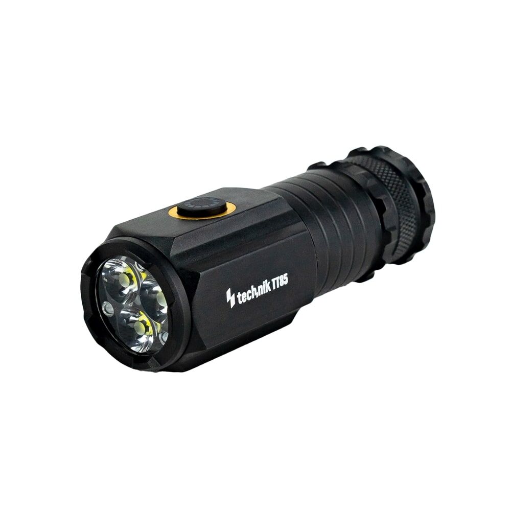 Technik Φακός Επαναφορτιζόμενος TT85 3xP35 LED 850lm (1x18350 1100mAh) 2 Technik Φακός Επαναφορτιζόμενος TT85 3xP35 LED 850lm (1x18350 1100mAh) - Image 2