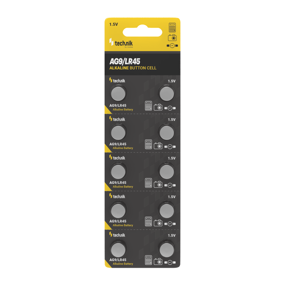 Technik Αλκαλικές Μπαταρίες Κουμπί Platinum AG9 / LR45 / 194 / 394 1.5V B10 1 Technik Αλκαλικές Μπαταρίες Κουμπί Platinum AG9 / LR45 / 194 / 394 1.5V B10