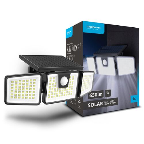 Modee Lighting Ηλιακός Προβολέας LED WS137 με Αισθητήρα (650 lumen) 2 Modee Lighting Ηλιακός Προβολέας LED WS137 με Αισθητήρα (650 lumen) - Image 2