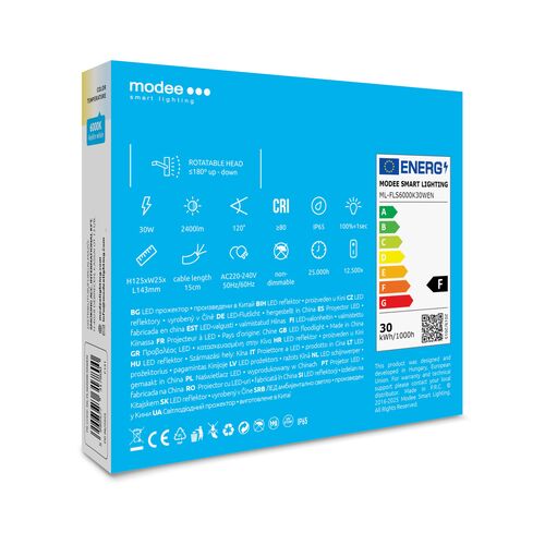 Modee Lighting LED Προβολέας E-series Slim 30W 120° 6000K 2400 lm ERP 7 Modee Lighting LED Προβολέας E-series Slim 30W 120° 6000K 2400 lm ERP - Image 7