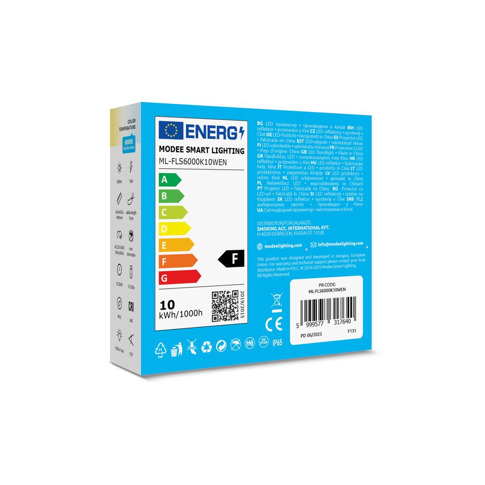 Modee Lighting Προβολέας LED E-series Slim 10W 120° 6000K 800lm ERP 7 Modee Lighting Προβολέας LED E-series Slim 10W 120° 6000K 800lm ERP - Image 7