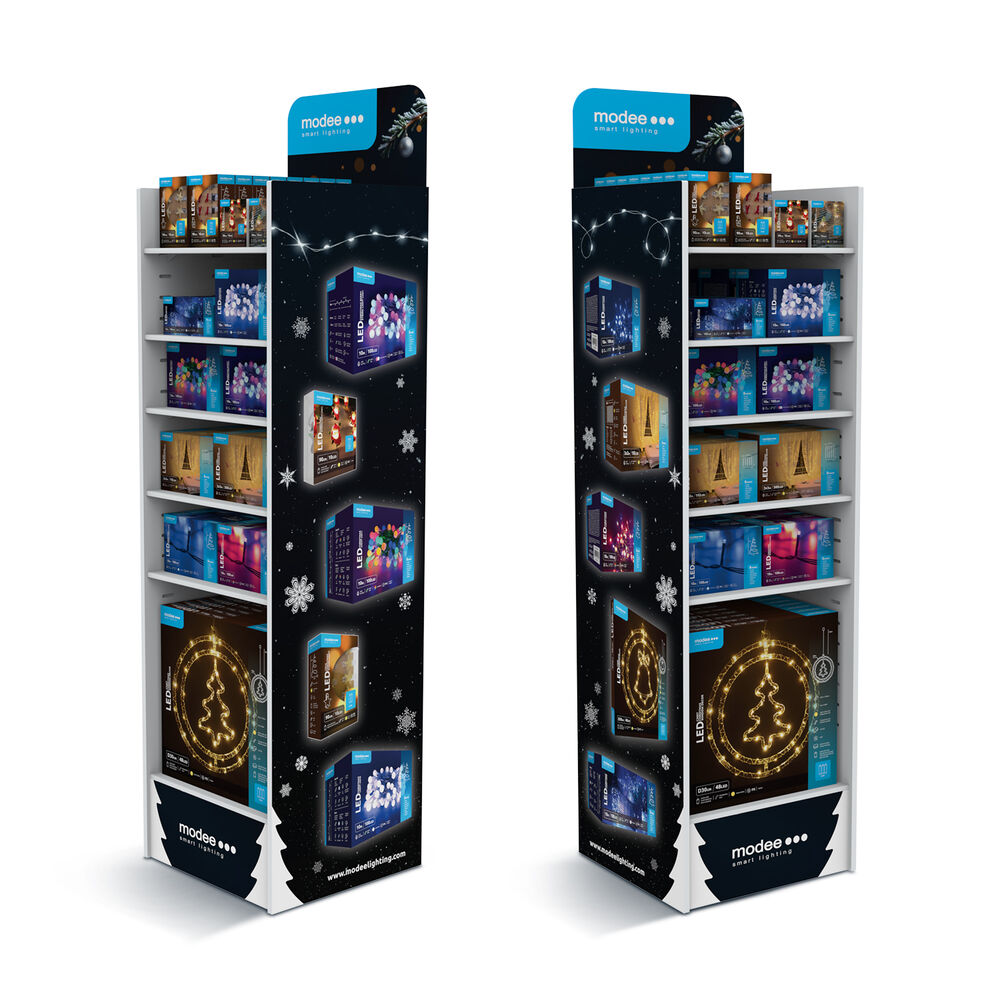 MODEE Stand Προβολής για Χριστουγεννιάτικα Φωτάκια LED (140x39x39cm) Άδειο 4 MODEE Stand Προβολής για Χριστουγεννιάτικα Φωτάκια LED (140x39x39cm) Άδειο - Image 4