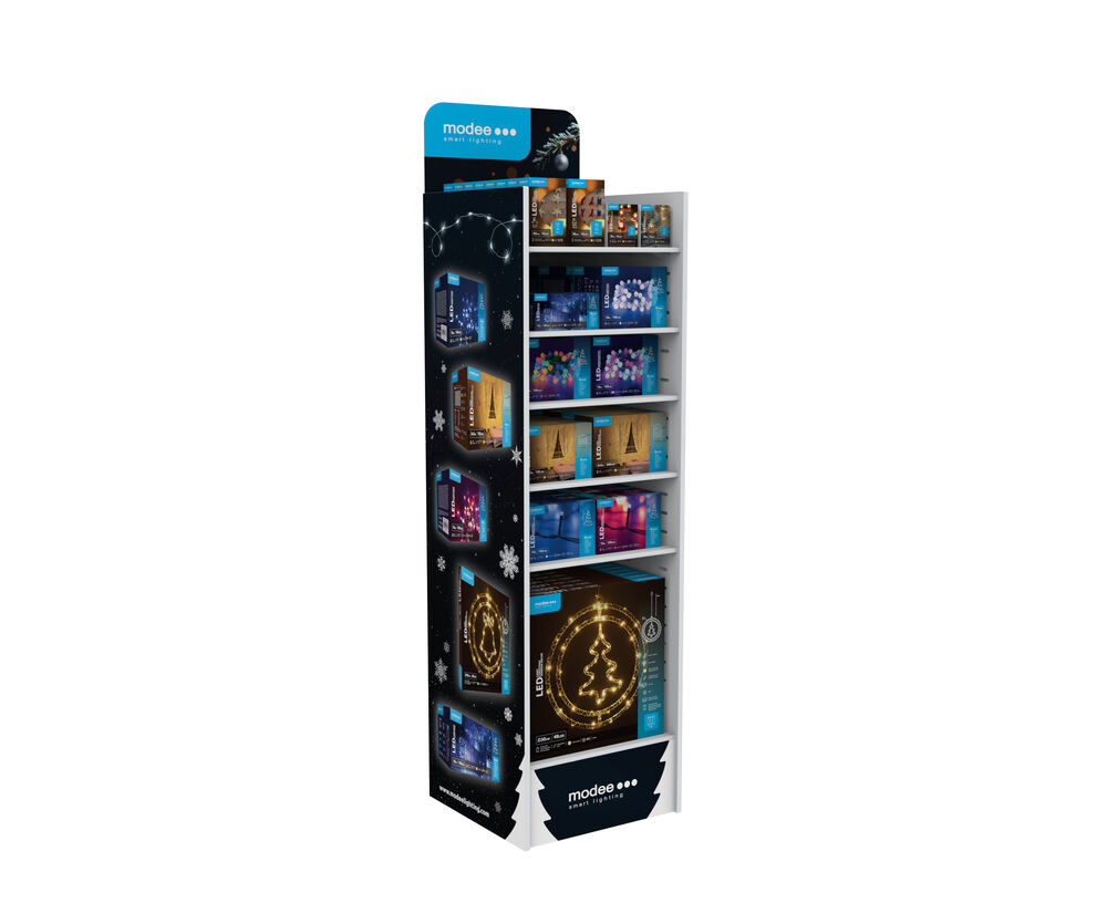 MODEE Stand Προβολής για Χριστουγεννιάτικα Φωτάκια LED (140x39x39cm) Άδειο 1 MODEE Stand Προβολής για Χριστουγεννιάτικα Φωτάκια LED (140x39x39cm) Άδειο