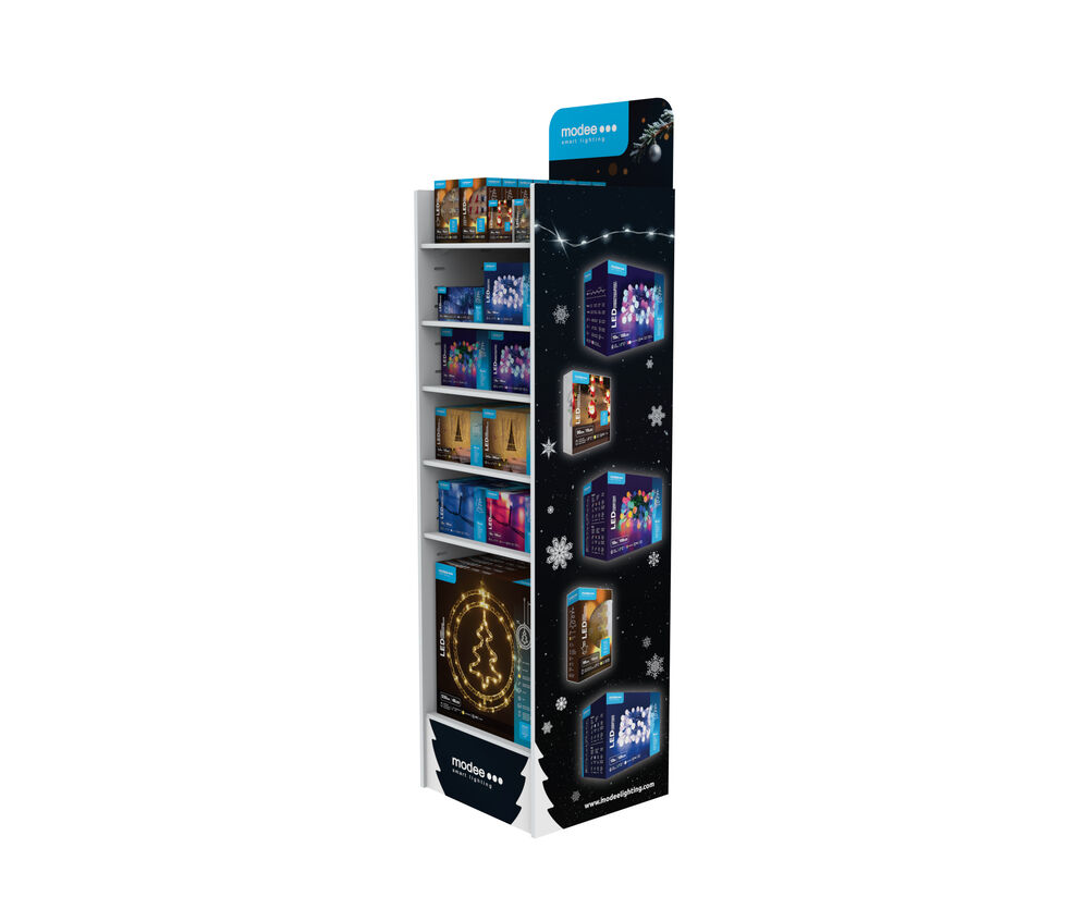 MODEE Stand Προβολής για Χριστουγεννιάτικα Φωτάκια LED (140x39x39cm) Άδειο 3 MODEE Stand Προβολής για Χριστουγεννιάτικα Φωτάκια LED (140x39x39cm) Άδειο - Image 3