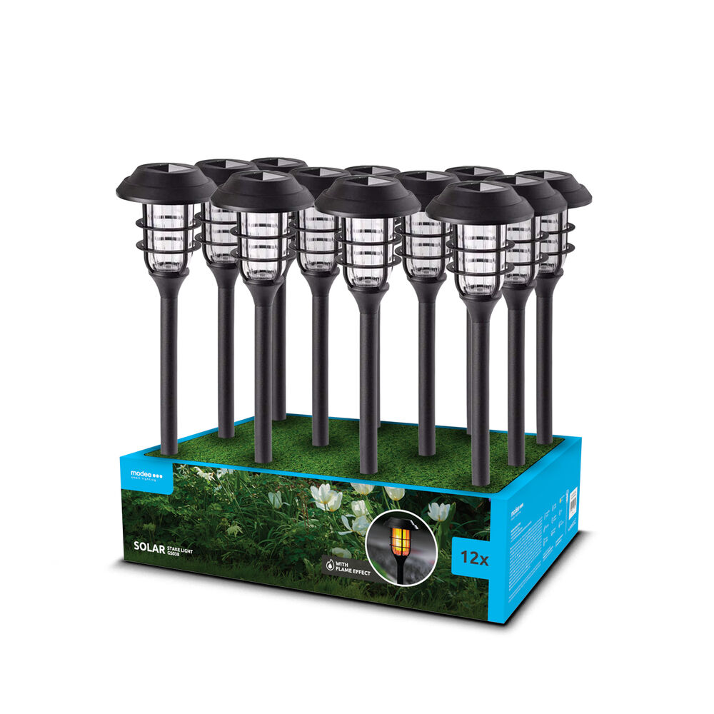 Modee Lighting LED Ηλιακό Φωτιστικό Κήπου GS038 43cm 2 Modee Lighting LED Ηλιακό Φωτιστικό Κήπου GS038 43cm - Image 2