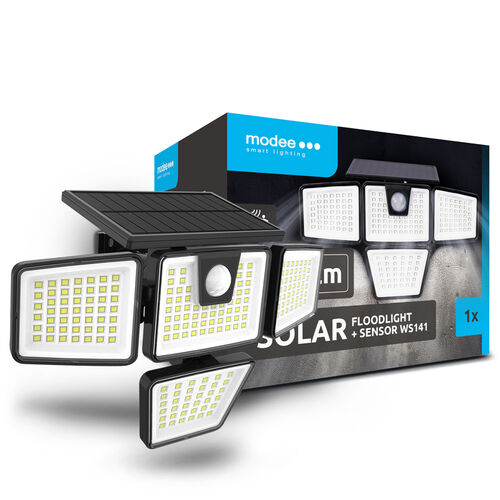 Modee Lighting Ηλιακός Προβολέας LED WS141 Αυτόματος με Αισθητήρα 1500lm 1 Modee Lighting Ηλιακός Προβολέας LED WS141 Αυτόματος με Αισθητήρα 1500lm