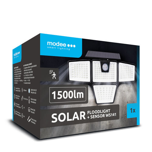 Modee Lighting Ηλιακός Προβολέας LED WS141 Αυτόματος με Αισθητήρα 1500lm 2 Modee Lighting Ηλιακός Προβολέας LED WS141 Αυτόματος με Αισθητήρα 1500lm - Image 2