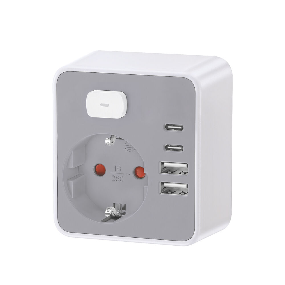 Technik Professional Πρίζα Επέκτασης με Διακόπτη 1 Θέσης 2xUSB-C & 2xUSB-A 1 Technik Professional Πρίζα Επέκτασης με Διακόπτη 1 Θέσης 2xUSB-C & 2xUSB-A