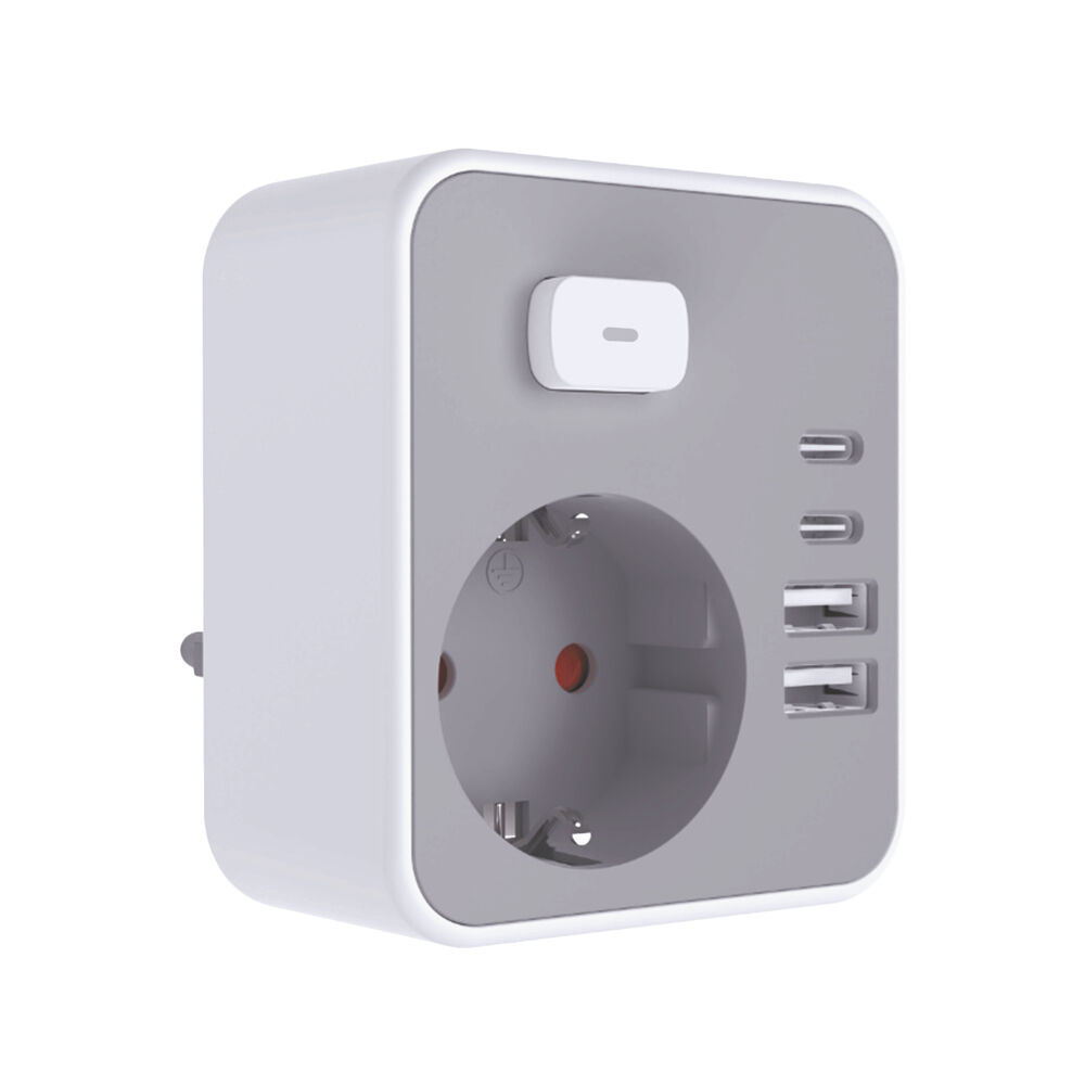 Technik Professional Πρίζα Επέκτασης με Διακόπτη 1 Θέσης 2xUSB-C & 2xUSB-A 2 Technik Professional Πρίζα Επέκτασης με Διακόπτη 1 Θέσης 2xUSB-C & 2xUSB-A - Image 2