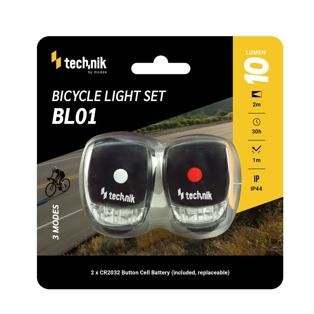 Technik Σετ Φώτα Ποδηλάτου Σιλικόνης 1 Technik Σετ Φώτα Ποδηλάτου Σιλικόνης