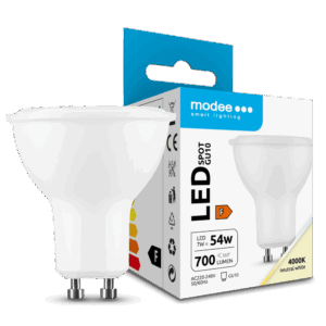 Modee Lighting LED Spot Λαμπτήρας 7W GU10 4000K ERP