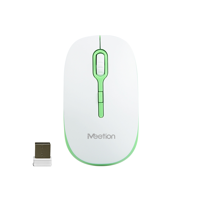Meetion MT-R547 Ασύρματο Ποντίκι 2.4G Άσπρο & Πράσινο 1 Meetion MT-R547 Ασύρματο Ποντίκι 2.4G Άσπρο & Πράσινο
