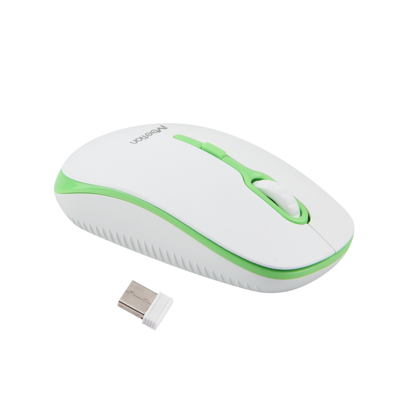 Meetion MT-R547 Ασύρματο Ποντίκι 2.4G Άσπρο & Πράσινο 4 Meetion MT-R547 Ασύρματο Ποντίκι 2.4G Άσπρο & Πράσινο - Image 4