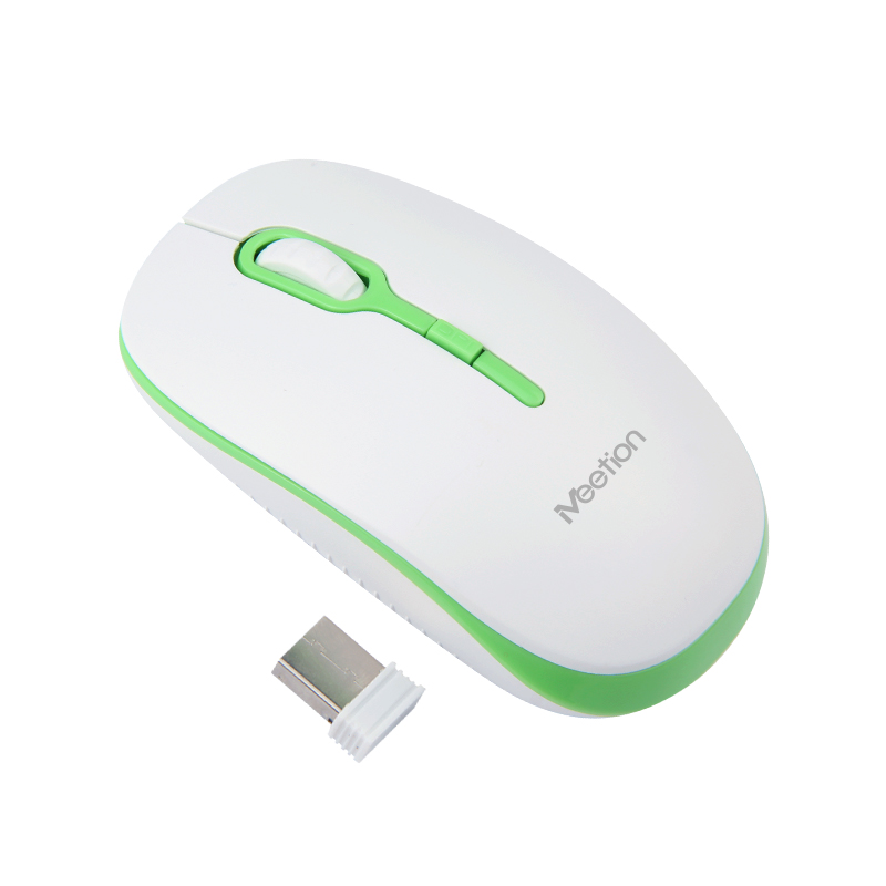 Meetion MT-R547 Ασύρματο Ποντίκι 2.4G Άσπρο & Πράσινο 6 Meetion MT-R547 Ασύρματο Ποντίκι 2.4G Άσπρο & Πράσινο - Image 6