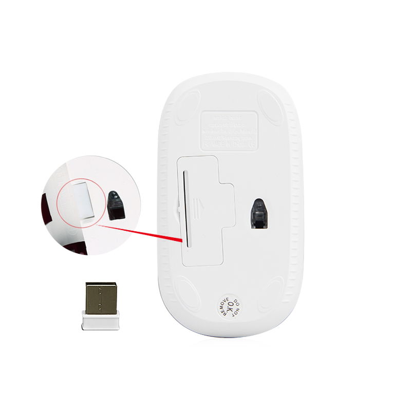 Meetion MT-R547 Ασύρματο Ποντίκι 2.4G Άσπρο & Πράσινο 7 Meetion MT-R547 Ασύρματο Ποντίκι 2.4G Άσπρο & Πράσινο - Image 7