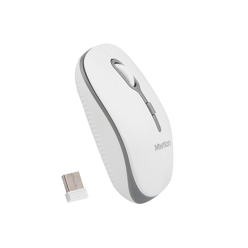 Meetion MT-R547 2.4G Ασύρματο Ποντίκι / Άσπρο + Γκρι 2 Meetion MT-R547 2.4G Ασύρματο Ποντίκι / Άσπρο + Γκρι - Image 2