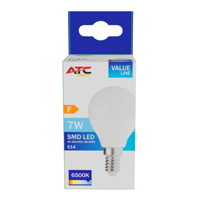 ATC SMD Λαμπτήρας LED Globe P45 230V 7W/600LM E14 6500K 2 ATC SMD Λαμπτήρας LED Globe P45 230V 7W/600LM E14 6500K - Image 2
