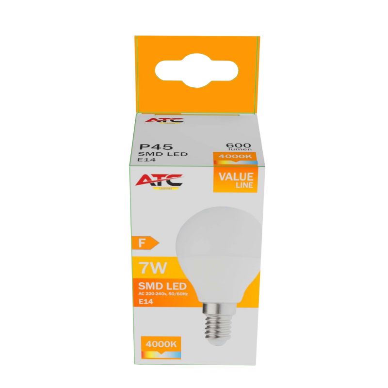 ATC SMD Λαμπτήρας LED Globe P45 230V 7W/600LM E14 4000K 3 ATC SMD Λαμπτήρας LED Globe P45 230V 7W/600LM E14 4000K - Image 3