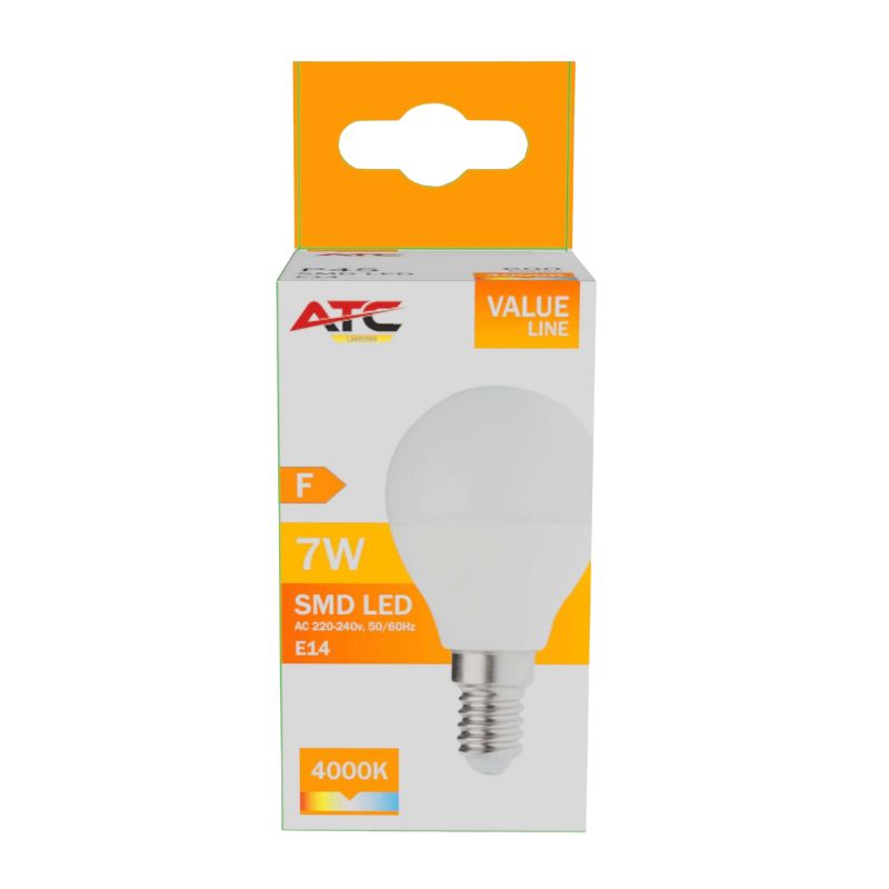 ATC SMD Λαμπτήρας LED Globe P45 230V 7W/600LM E14 4000K 2 ATC SMD Λαμπτήρας LED Globe P45 230V 7W/600LM E14 4000K - Image 2