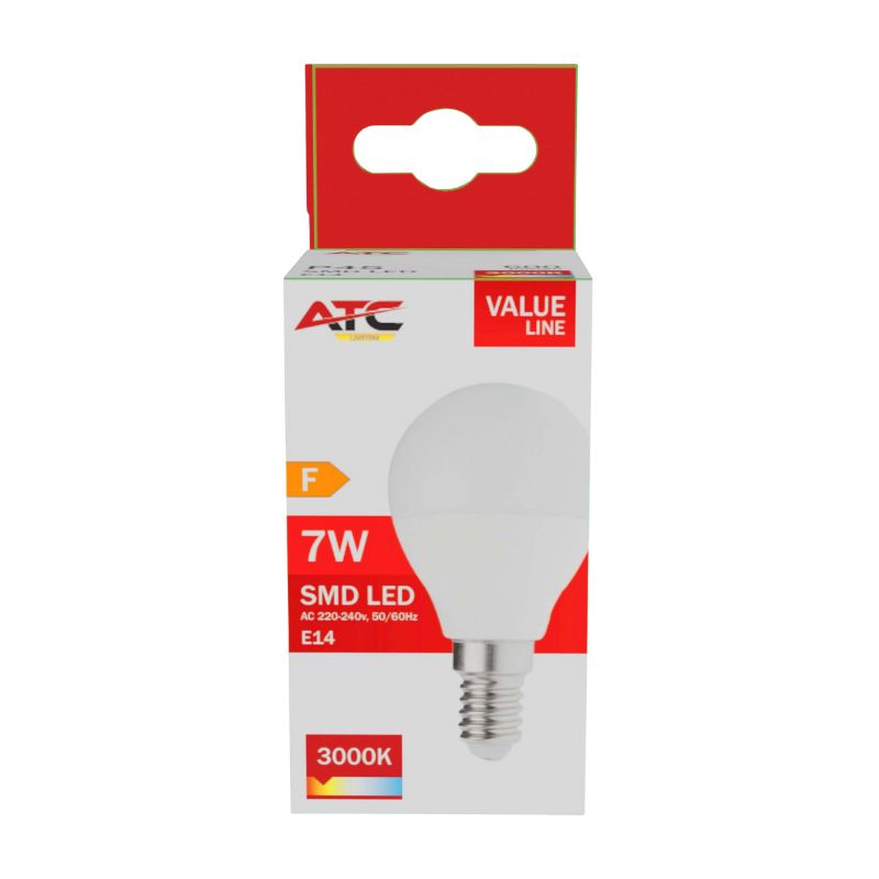 ATC SMD Λαμπτήρας LED Globe P45 230V 7W/600LM E14 3000K 2 ATC SMD Λαμπτήρας LED Globe P45 230V 7W/600LM E14 3000K - Image 2