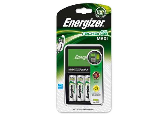 Energizer Maxi Φορτιστής με 4xAA 2000mAh 1 Energizer Maxi Φορτιστής με 4xAA 2000mAh