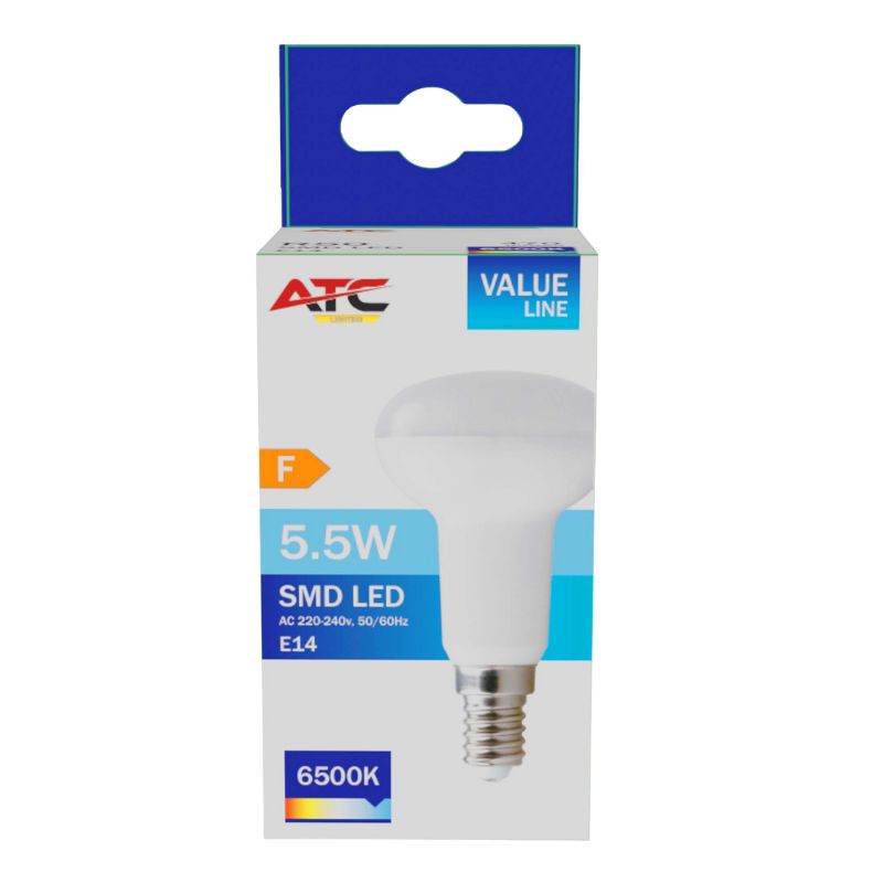 ATC SMD Λαμπτήρας LED Spot R50 230V 5.5W/470LM E14 6500K 2 ATC SMD Λαμπτήρας LED Spot R50 230V 5.5W/470LM E14 6500K - Image 2