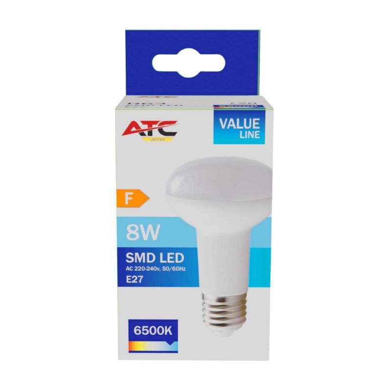 ATC SMD Λαμπτήρας LED Spot R63 230V 8W/720LM E27 6500K 2 ATC SMD Λαμπτήρας LED Spot R63 230V 8W/720LM E27 6500K - Image 2