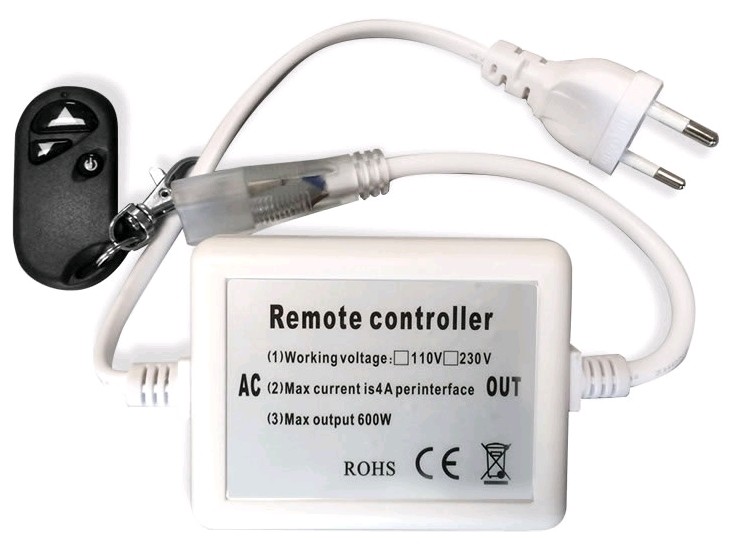 Avide LED Ταινία 220V 600W Ντίμερ 5050 SMD RF Τηλεχειριστήριο και Controll 1 Avide LED Ταινία 220V 600W Ντίμερ 5050 SMD RF Τηλεχειριστήριο και Controll