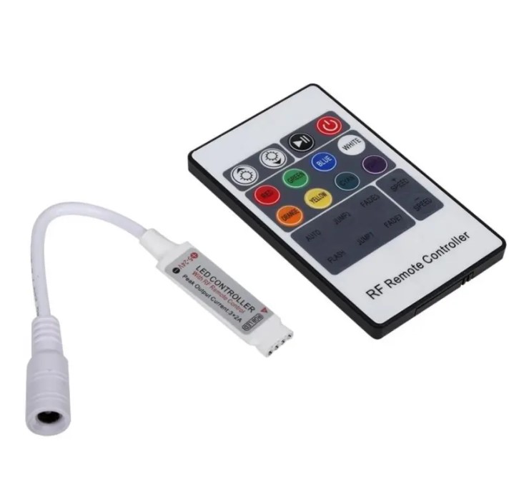 ATC Mini RF Ασύρματο RGB LED Τηλεχειριστήριο 5V-24V 12A 1 ATC Mini RF Ασύρματο RGB LED Τηλεχειριστήριο 5V-24V 12A