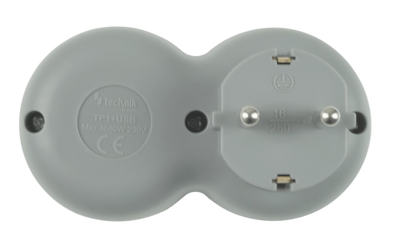 Technik Professional Πρίζα 1 Θέση + 2 USB-A 16A 4 Technik Professional Πρίζα 1 Θέση + 2 USB-A 16A - Image 4