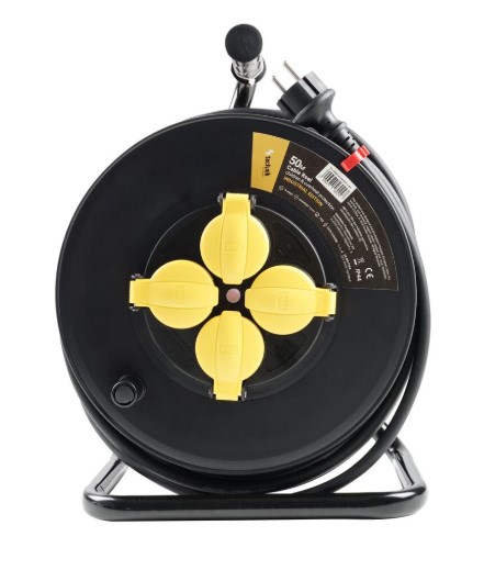 Technik Industrial Στροφείο 4 θέσεων 50m 1,5mm2 (IP44) 16A 2 Technik Industrial Στροφείο 4 θέσεων 50m 1,5mm2 (IP44) 16A - Image 2