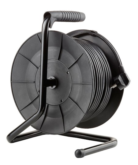 Technik Professional Στροφείο 4 Θέσεων 50m 1,5mm2 Μαύρο 3 Technik Professional Στροφείο 4 Θέσεων 50m 1,5mm2 Μαύρο - Image 3