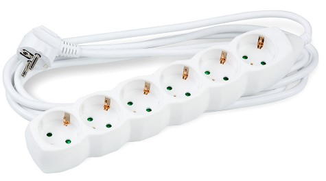 Technik Πολύπριζο 6 Θέσεων 3x1,5mm 5m 1 5mm 5m