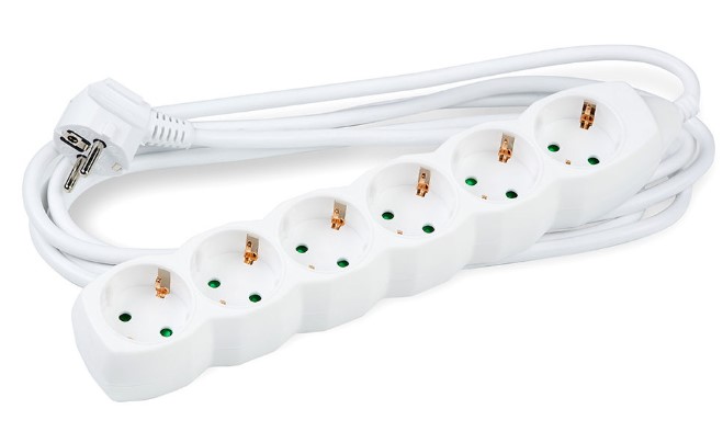 Technik Πολύπριζο 6 Θέσεων 3x1,5mm 1,5m 1 5mm 1