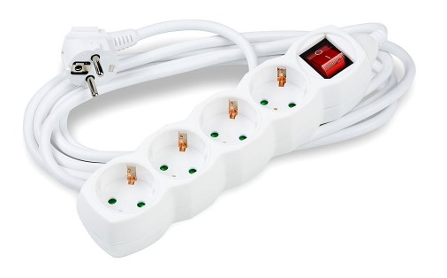 Technik Πολύπριζο 4 Θέσεων 3x1,5mm 1,5m με Διακόπτη 1 5mm 1