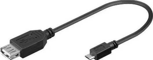 Goobay Καλώδιο USB 2.0 A Θηλυκό σε Micro USB B 0.2m 1 Goobay Καλώδιο USB 2.0 A Θηλυκό σε Micro USB B 0.2m