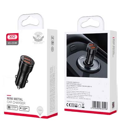XO CC48 Smart Μεταλλικός Διπλός USB Universal Φορτιστής Αυτοκινήτου 9 XO CC48 Smart Μεταλλικός Διπλός USB Universal Φορτιστής Αυτοκινήτου - Image 9