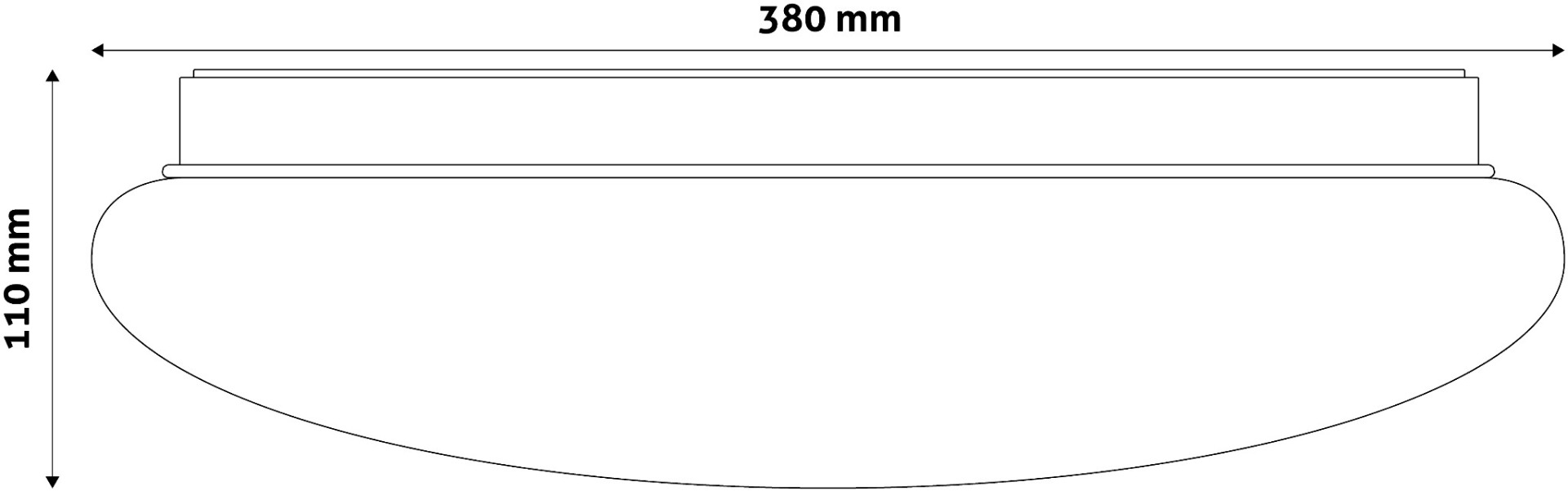 Avide LED Μοντέρνα Πλαφονιέρα Οροφής Stella (Starry) 24W 380*110.0mm Θερμό 3000K 3 Avide LED Μοντέρνα Πλαφονιέρα Οροφής Stella (Starry) 24W 380*110.0mm Θερμό 3000K - Image 3