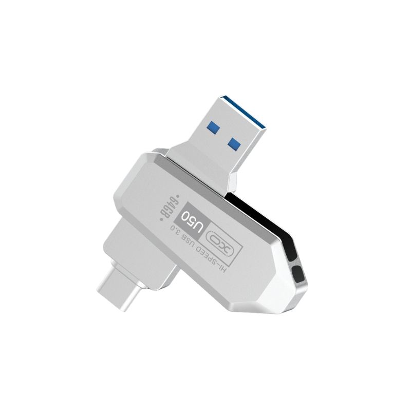 XO U50 Στικάκι & Αντάπτορας Type-C σε USB OTG USB 3.0 Έκδοση 128GB 1 XO U50 Στικάκι & Αντάπτορας Type-C σε USB OTG USB 3.0 Έκδοση 128GB