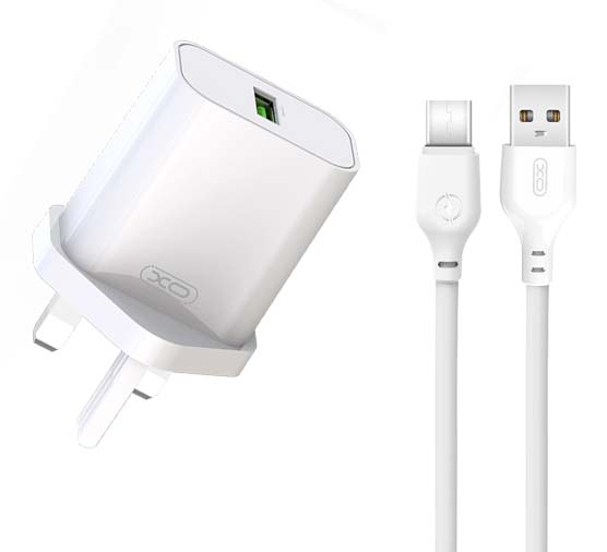 XO L103 (UK) QC3.0 18W Φορτιστής με Καλώδιο TYPE-C (NB103) 1 XO L103 (UK) QC3.0 18W Φορτιστής με Καλώδιο TYPE-C (NB103)