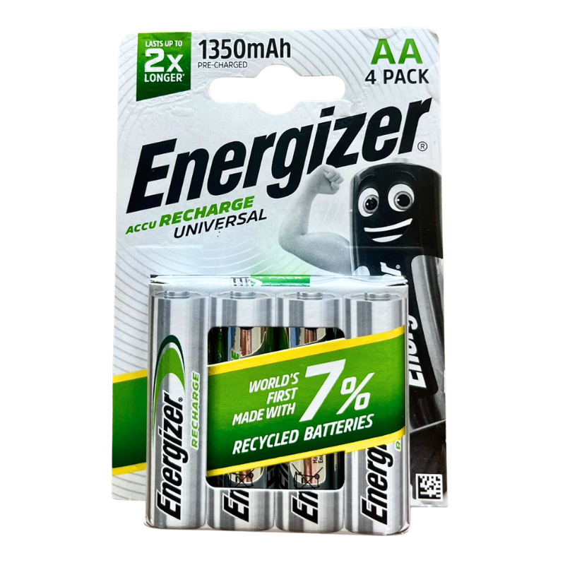 Energizer Επαναφορτιζόμενες Μπαταρίες AA/R6 1350mAh/4BP 1 Energizer Επαναφορτιζόμενες Μπαταρίες AA/R6 1350mAh/4BP