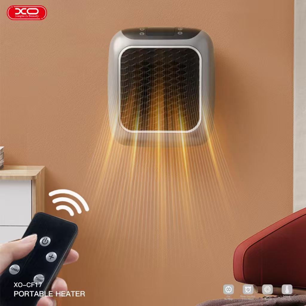 XO CF17 Mini Φορητή Μονάδα Θέρμανσης Τετράγωνη 400W 3 XO CF17 Mini Φορητή Μονάδα Θέρμανσης Τετράγωνη 400W - Image 3