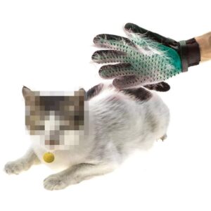 True Touch Five-Finger Pet Glove Πράσινο
