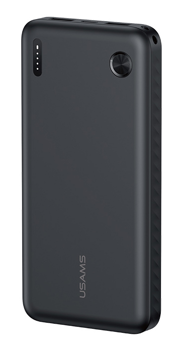 USAMS power bank CD253, 2x θύρες εξόδου, 10000mAh, 10W, μαύρο 1 USAMS power bank CD253