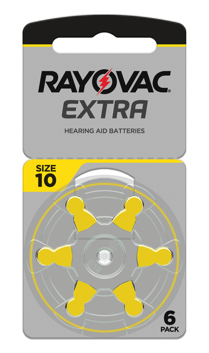 RAYOVAC μπαταρίες ακουστικών βαρηκοΐας 10MF, mercury free, 1.45V, 6τμχ 1 RAYOVAC μπαταρίες ακουστικών βαρηκοΐας 10MF