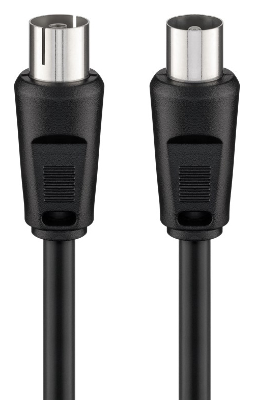 GOOBAY καλώδιο κεραίας αρσενικό σε θηλυκό 11509, <70dB, CCS, 0.5m, μαύρο 1 GOOBAY καλώδιο κεραίας αρσενικό σε θηλυκό 11509