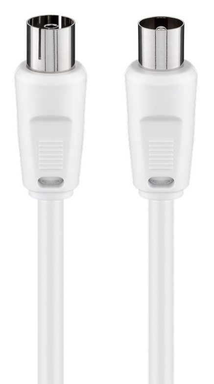 GOOBAY καλώδιο κεραίας αρσενικό σε θηλυκό 11512, <70dB, CCS, 5m, λευκό 1 GOOBAY καλώδιο κεραίας αρσενικό σε θηλυκό 11512
