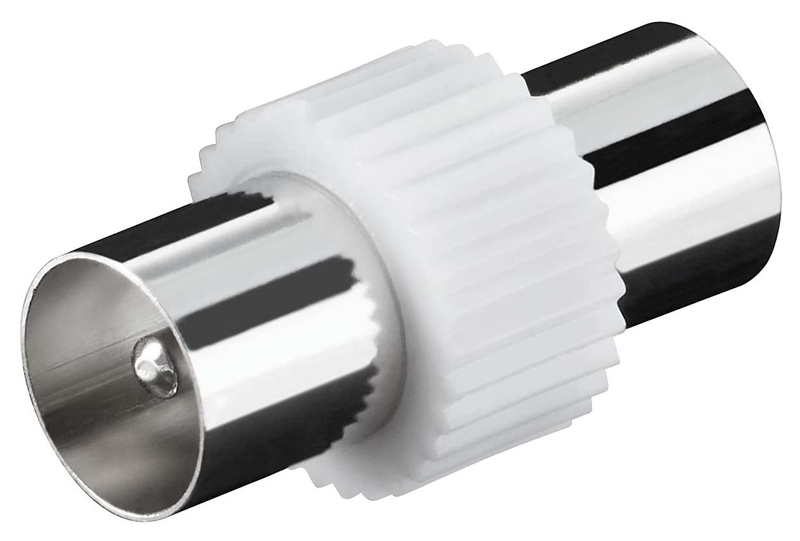 GOOBAY αντάπτορας καλωδίου coaxial 11535, αρσενικό, λευκό, 10τμχ 1 GOOBAY αντάπτορας καλωδίου coaxial 11535