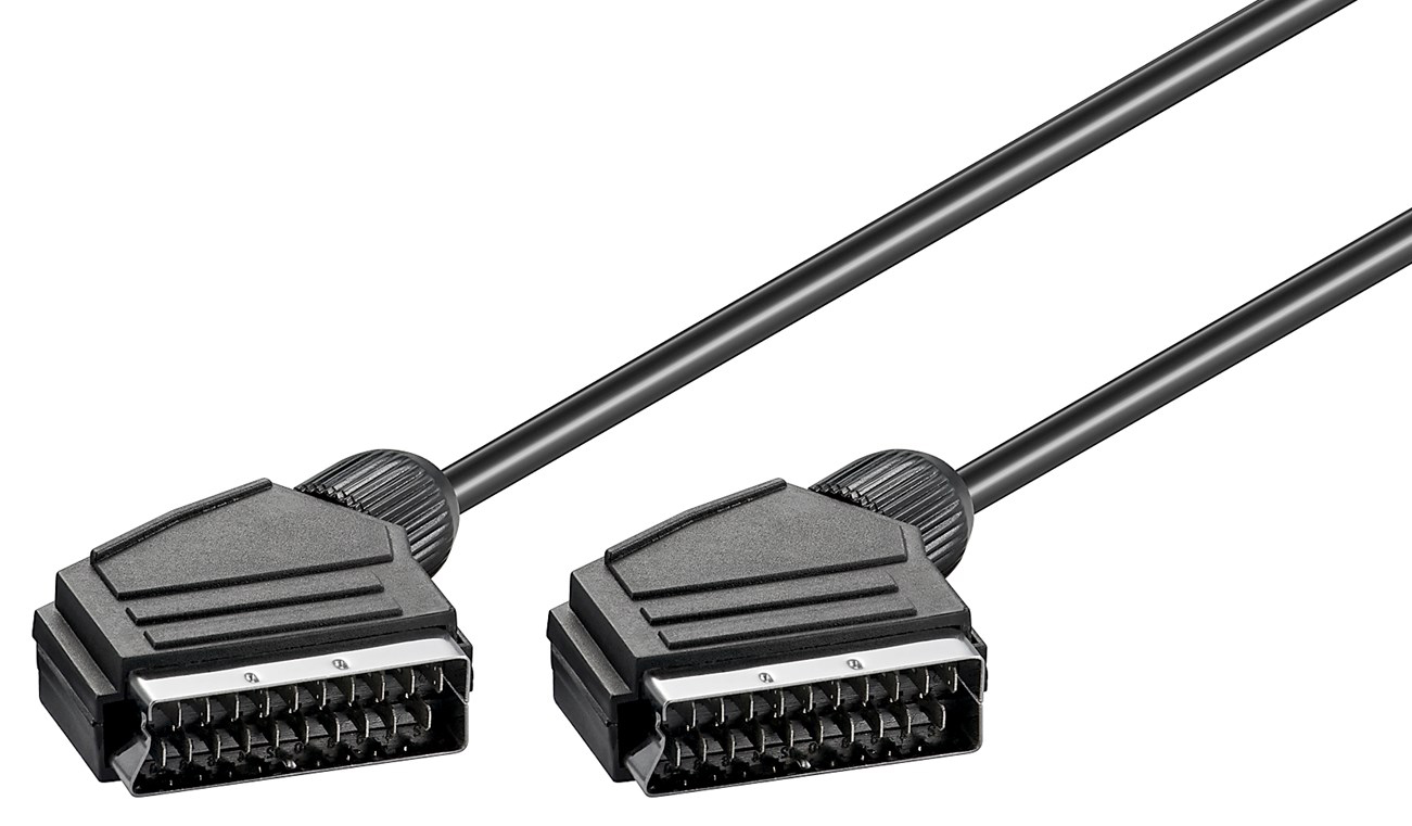 GOOBAY καλώδιο Scart 21pin σε Scart 21pin 11702, 1.5m, μαύρο 1 GOOBAY καλώδιο Scart 21pin σε Scart 21pin 11702